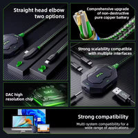 PIVA GS3 PRO Gaming Audio & Charging Adapter (Straight Version)