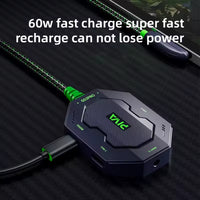 PIVA GS3 PRO Gaming Audio & Charging Adapter (Elbow Version)