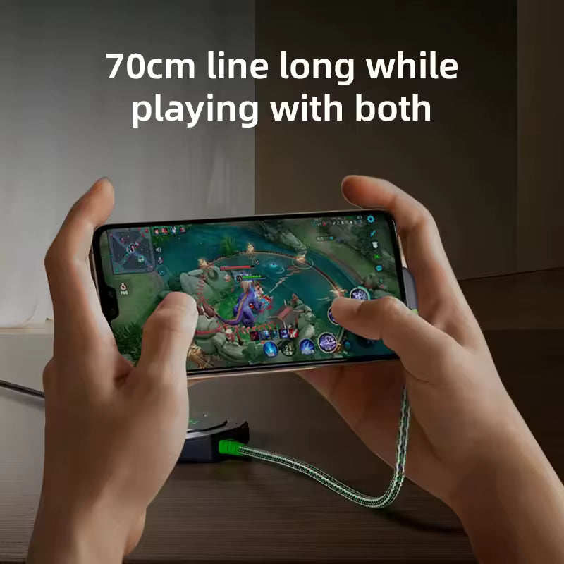 PIVA GS3 PRO Gaming Audio & Charging Adapter (Elbow Version)