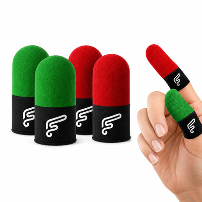Black Shark 6 Pro Magnetic Cooler + RedMagic 65W GaN5 Fast Charger + Flaregun P4 Sleeves (2× Black+Green & 2× Black+Red) — For iPhone, Android, RedMagic, iPad