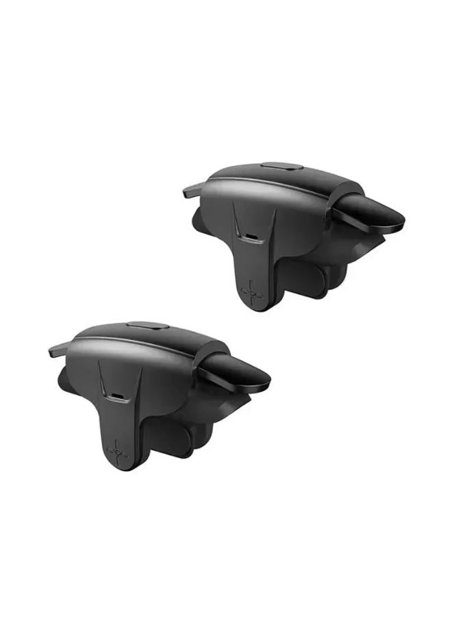 MEMO AK05 Automatic Laser Gaming Mobile Triggers, Super Fast Shooting, 25mah long lasting battery,High-Frequency Burst Mode, Alloy Buttons, IPhone/Android, Redmagic Compatible, PUBG Battlefield Accessory