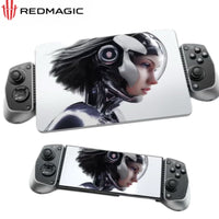 Shadow Blade Gamepad 3 by RedMagic– Anti-Slip Comfort Grip, RGB Lighting, 6-Axis Gyroscope, Linear Motor, 2 Programmable Shoulder Buttons, High-Precision Hall Joysticks, Bluetooth 5.3, 840mAh Battery, Multi-Platform Compatibility (Android / iOS / PC), 213
