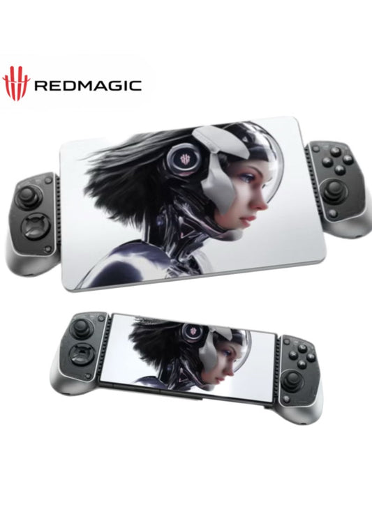 Shadow Blade Gamepad 3 by RedMagic– Anti-Slip Comfort Grip, RGB Lighting, 6-Axis Gyroscope, Linear Motor, 2 Programmable Shoulder Buttons, High-Precision Hall Joysticks, Bluetooth 5.3, 840mAh Battery, Multi-Platform Compatibility (Android / iOS / PC), 213