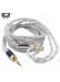 Z 784 Core Blue-Silver Mixed Silver-Plated Hi-Fi Audio Upgrade Cable, 3.5mm Plug, 2-Pin Connector, Low-Loss High-Purity Replacement Cable for KZ IEM Earphones