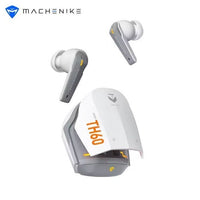 Machenike TH60 Gaming Earbuds TWS Earphones Bluetooth 5.4 – Ultra Low Latency No Delay Wireless Gaming AirPods, Dual Sound Modes (Gaming & Music), ENC Microphone, Immersive Stereo Sound, IPX5 Water Resistant, Long Battery Life with Charging Case, USB-C Fa