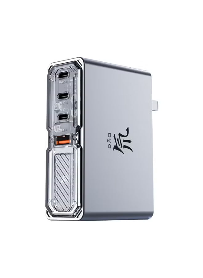 RedMagic 140W Quad-Port Multi Charger GaN 6 Pro Fast Charger, Compact Design, Foldable Pins, NeoCharger 3.0, For RedMagic Astra, Nova, iPad, Tablets, iPhone, MacBook, Laptops - Includes Cable (US Version)