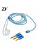 D D3 Silver-Plated Braided Earphone Upgrade Cable, Detachable Plug Replacement Cable with Interchangeable 3.5mm / 2.5mm / 4.4mm Plugs, 16-Strand 352-Core, Compatible with KZ IEMs 0.75–0.78mm