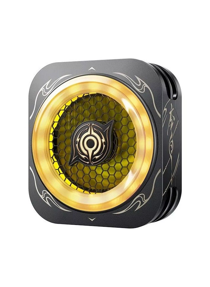 Phone Cooler Nubia RedMagic 6 Pro Magnetic Phone/Tablet Cooler – 30W Ultra-Cooling Gaming Fan with Graphene Heatsink, and Magnetic Mount – For Smartphones, Tablets, iPad & Steam Deck (Perfect for PUBG Mobile, COD & More) - Special Edition Black