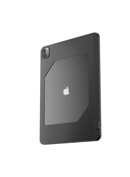 PIVA Gaming 2-in-1 iPad Protective Case with FPC Tail Plug, PD 100W Fast Charging, 10Gbps Data Transfer, 4K 60Hz Video Output, Carbon Fiber TPU Cover, Magnetic Cooler Compatible for ( iPad Pro 12.9-inch 2018->2022) ( M1/M2 )
