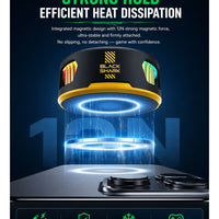 Blackshark 5 funcooler Phone Cooler, 20W Magnetic Cooling Fan with App Control, Ultra-Quiet Portable Cooling Pad, Strong Magnetic Attachment for iPhone, Android, RedMagic & iPad – Perfect for FPS Games like PUBG Mobile & Call of Duty Mobile