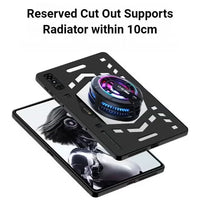 RedMagic Astra Cooling Protective Case and Cover by Baoru, Hollow Design for Heat Dissipation, Flexible TPU Material, Shock-Resistant, Anti Finger Print, Ultra-Thin and Lightweight for Gaming, RedMagic 3 Pro Tablet (Astra - black)