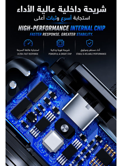 MEMO AK05 4 Finger Mobile Phone Sensitive Game Trigger for PUBG Aim Shooter L1 R1 ABS/Alloy Key Button for IOS Android Universal - MOBILE ONLY