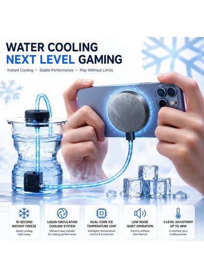 Ni-SHEN Nishen 48W Pump Liquid Cooling Phone & Tablet Cooler – Advanced Water Ci
