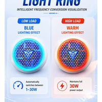 DigiFlydigi B9X Phone & iPad Cooler, 30W (-45°C) RGB Magnetic Cooling Fan with App Control, Ultra-Quiet Portable Cooling Pad, Strong Magnetic Attachment for iPhone, Android, RedMagic & iPad – Built for Intense Gaming, Perfect for FPS Games like PUBG Mobil
