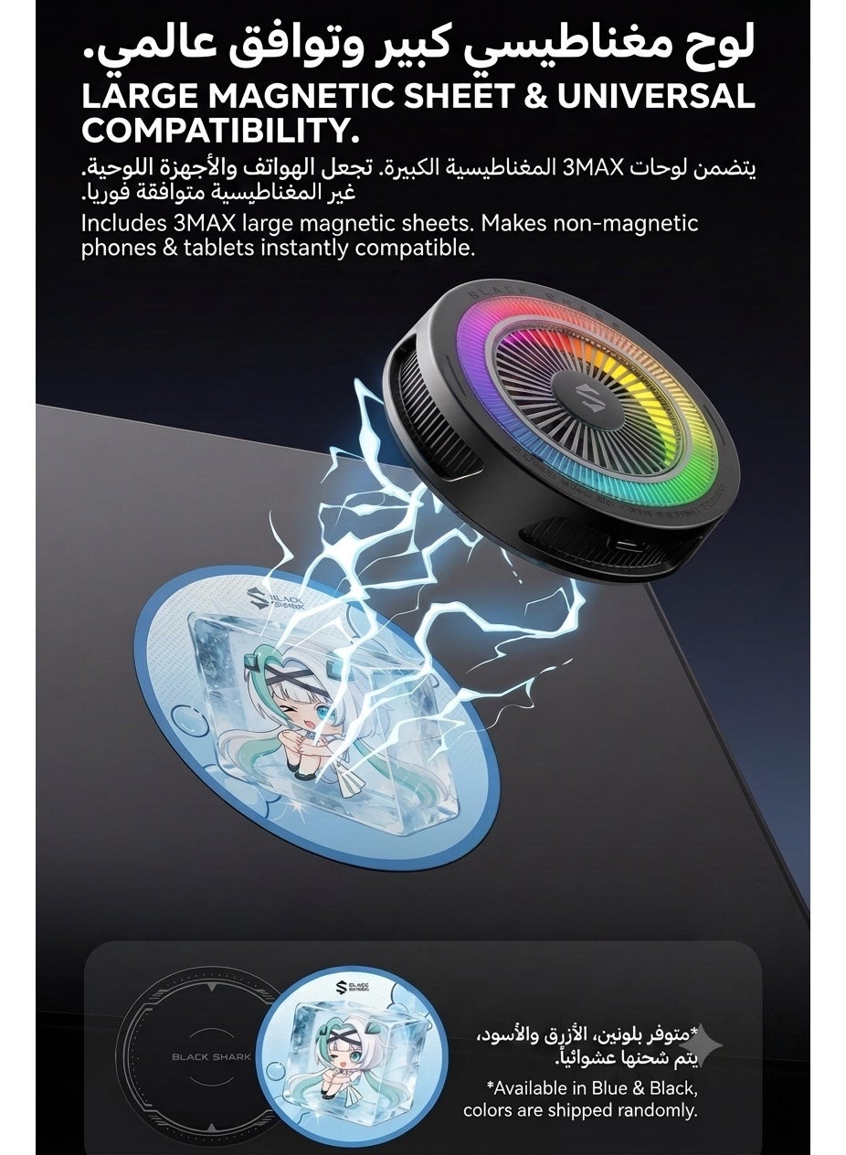 Black Shark iPad Cooler 6 Max 40W Magnetic Cooling Fan with Large Area Cooling P