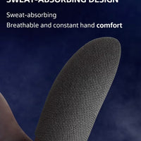 PIVA Dragon Scale Gaming Finger Sleeves – High Sensitivity Silver Fiber, Ultra-Thin & Lightweight, Anti-Sweat Breathable Touchscreen Finger Covers, Smooth & Lag-Free Control for PUBG Mobile, RedMagic, iPhone, iPad & Android (2 Pairs / 4 Pcs)