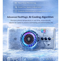 Phone Cooler RedMagic 4 Pro Magnetic Phone/Tablet Cooler –27W Ultra-Cooling Gaming Fan with Graphene Heatsink, Magnetic Mount – Cooling Fan For RedMagic Astra, Smartphones, Tablets, iPad & Steam Deck (Perfect for PUBG Mobile, COD & More)