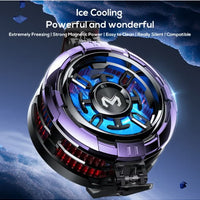 MEMO CX08 Ai Magnetic Smartphone Cooler, 23W Fast Cooling Semiconductor Radiator Fan for Gaming, Live Streaming & Vlogging – Ultra Quiet Heat Dissipation for iPhone 12/13/14/15 Series, Android Phones & iPad Tablets