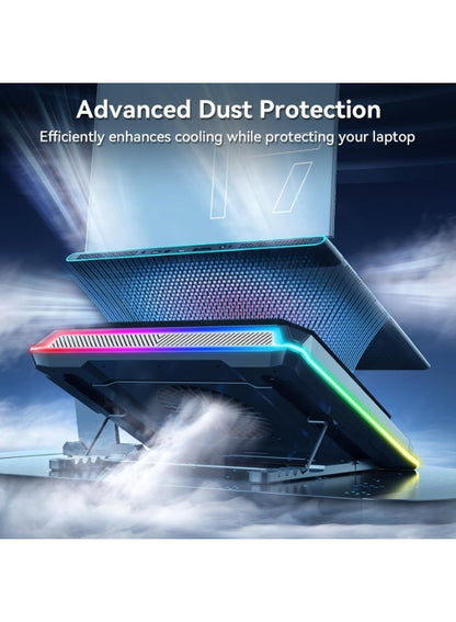 ICE COOREL Laptop Cooling Pad with RGB Lighting