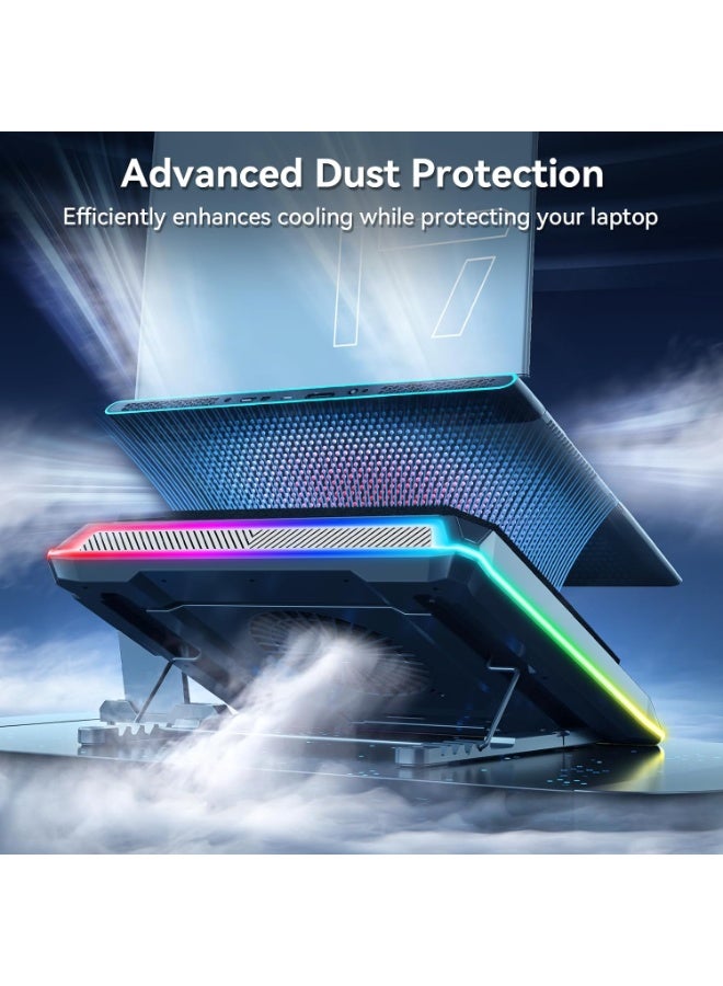 ICE COOREL Laptop Cooling Pad with RGB Lighting