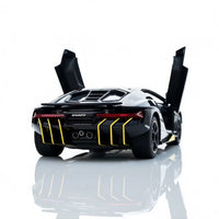 Lamborghini Centenario LP770-4 Concept – Premium Black and Gold Diecast Model Car with Opening Gullwing Doors, Perfect for Gifts, Office Desk Decoration, Kids’ Rooms, and Collectors