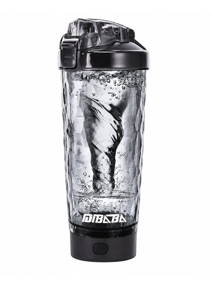 Electric Shaker Bottle 500ml, Automatic 6500RPM Protein Shaker Cup for Gym, Fitness, Sports & Workout, Magnetic Charging, One-Touch Mixing, Detachable Washable BPA-Free Tritan Cup for Protein Powder, Coffee, Milk, Pre-Workout & Shakes - Black