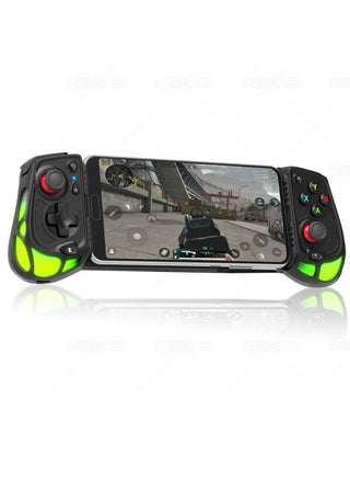 Mobile Game Controller GAMWING AB05, Type-C Telescopic Gaming Gamepad for iPhone, iPad, Android Phones & Tablets, Hall Effect Joysticks, RGB Lighting, Pass-Through Charging, Turbo Auto-Fire, Macro Buttons for PUBG Mobile, COD Mobile