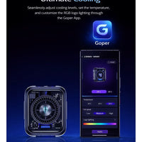 Phone Cooler RedMagic 5 – 30W Magnetic Gaming Fan with Semiconductor Heatsink | Magnetic Mobile Cooler for Android, iPhone, iPad & Tablets – Ideal for Mobile Gaming & Live Streaming
