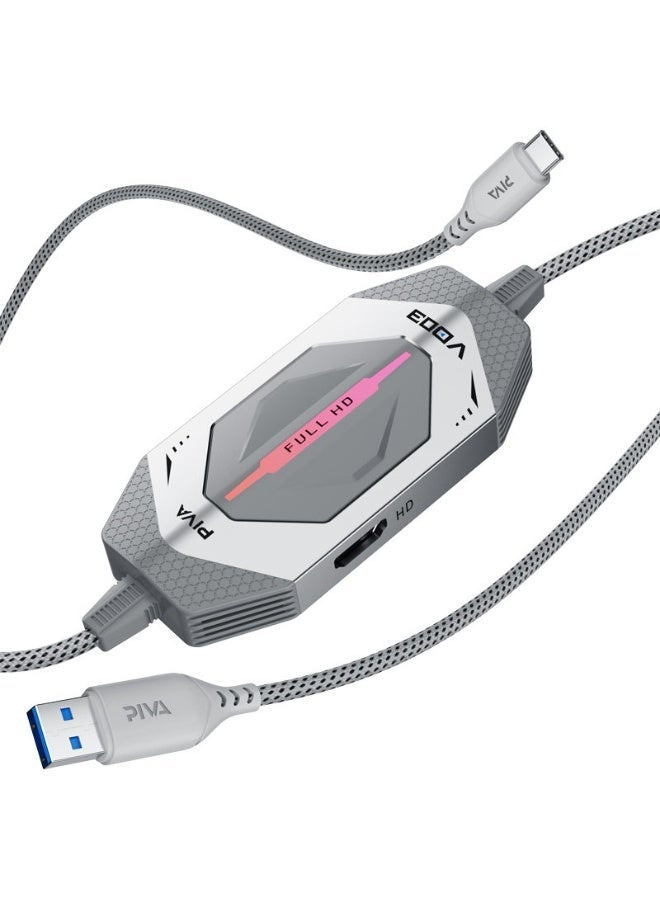 PIVA VD03 1080P 60Hz Video Capture Card USB3.0 Game Docking Station PD60W Fast C