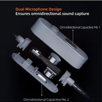 KZ M2 Type-C 0.78mm Silver-Plated Earphone Upgrade Cable, featuring Dual Microphones, High-Performance DAC Chip, Hi-Fi Audio Decoding, and Adjustable Sound Modes. Premium 0.78mm Type-C IEM Cable compatible with KZ ZS10 Pro 2 and other 0.78mm pin earphones
