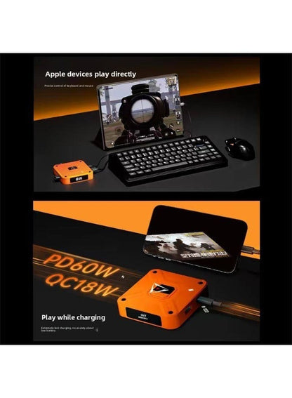 AIMZENIX Aimzenix AX360M Keyboard Mouse Converter for iOS IPAD & Mobile Gaming, 