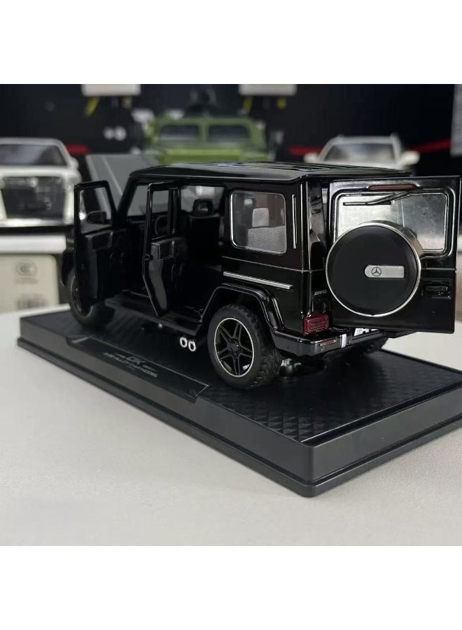 Mercedes-Benz AMG G63 G CLASS Concept – Premium Black Model SUV with Opening Doors, Perfect for Gifts, Office Desk Decoration, Kids’ Rooms, and Collectors