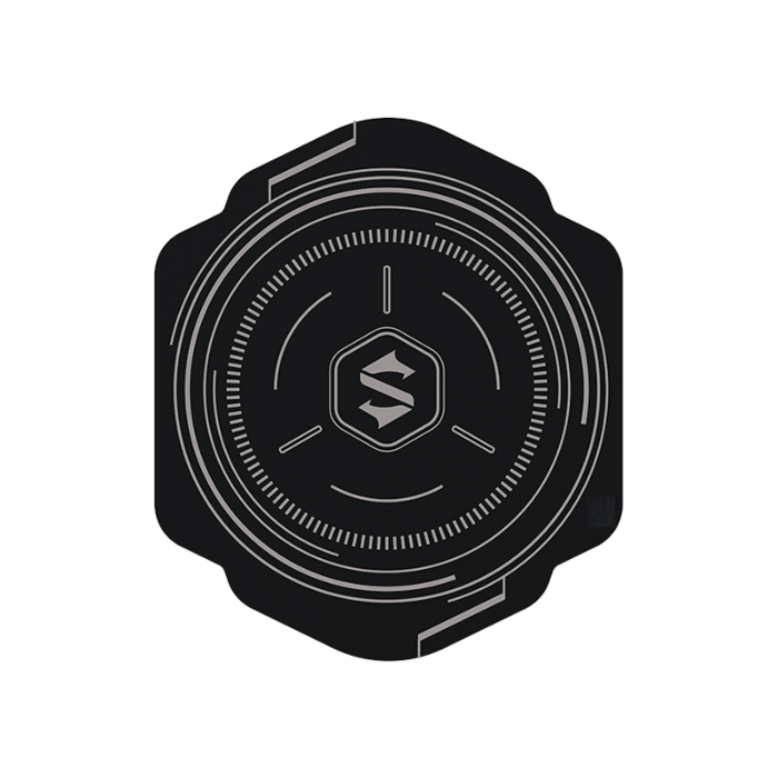 Black Shark Magnetic Sticker for mobile and Ipad Coolers