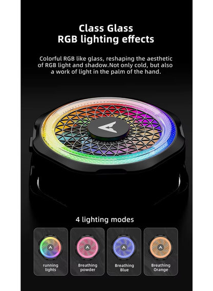 PIVA B25 20W Mobile Phone Cooling Fan for Gaming, Fast Cooling at 40°C, Magnetic