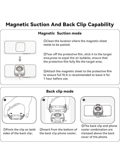 Phone Cooler RedMagic 5 Pro Magnetic Phone/Tablet Cooler – 36W Ultra-Cooling Gam