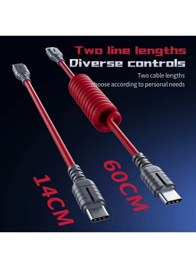 PLEXTONE GS2 Detachable 3 in 1 Double type C + Aux  Gaming Adapter and Converter