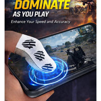 RedMagic 4 Gaming Finger Sleeves, Sweatproof Gaming Gloves Fingertip Silvercloth – Pro Finger Sleeves for Mobile/iPad Gaming ( 2 Pair - 4 pcs)