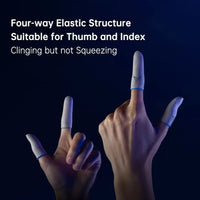 Flydigi Original Beehive V5 Flexible Fiberglass Gaming Finger Sleeves – Ultra-Smooth, High Sensitivity Touch, Sweat-Proof & Anti-Slip, Professional Mobile Gaming Thumb Sleeves – Compatible with iOS, Android, PUBG, COD & FPS Games (1 Pair - 2 PCS)