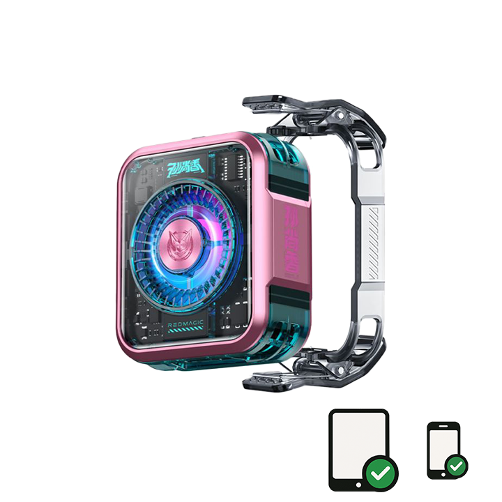 RedMagic 5 Pro Magnetic Phone Cooler Nubia  – Special Edition, 36W RGB Radiator Fan with Clip, Semiconductor Graphene Heatsink for Gaming, Streaming, iPhone, Android, iPad