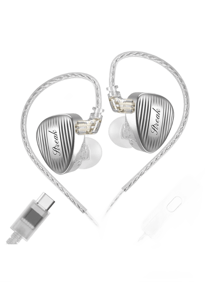 GK Streak KUN IEM Type-C Hybrid Dual-Driver Earphones with …