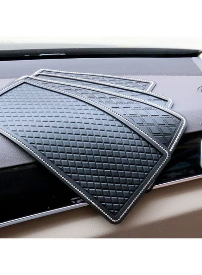 Car Air Freshener Helicopter Solar Energy Rotating Aromatherapy Aviation Al Alloy Diffuser Interior Decoration Accessories Diffuser For Car & Home Car Perfumes - INCLUDES NON SLIP MAT and AIR FRESHENER ESSENTIAL OIL