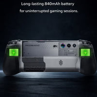 Shadow Blade Gamepad 3 by RedMagic– Anti-Slip Comfort Grip, RGB Lighting, 6-Axis Gyroscope, Linear Motor, 2 Programmable Shoulder Buttons, High-Precision Hall Joysticks, Bluetooth 5.3, 840mAh Battery, Multi-Platform Compatibility (Android / iOS / PC), 213