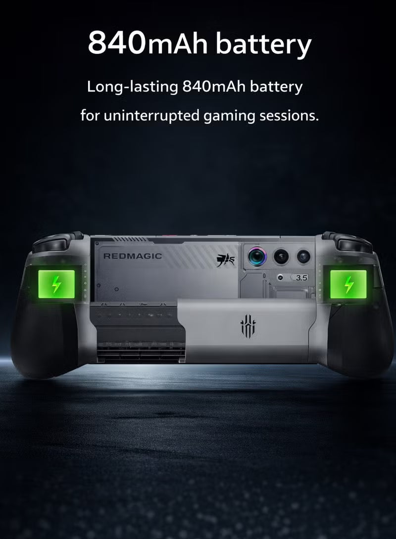 Shadow Blade Gamepad 3 by RedMagic– Anti-Slip Comfort Grip, RGB Lighting, 6-Axis Gyroscope, Linear Motor, 2 Programmable Shoulder Buttons, High-Precision Hall Joysticks, Bluetooth 5.3, 840mAh Battery, Multi-Platform Compatibility (Android / iOS / PC), 213