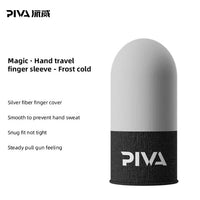 PIVA 10 Mobile Gaming Finger Sleeves – Frost Cold Silver Fiber Touchscreen Finger Cover for PUBG & FPS Games, Anti-Sweat, High Sensitivity, Smooth Control For RedMagic, iPhone, iPad, Samsung, Poco and Mobile Phones (5 Pairs / 10 PCS)