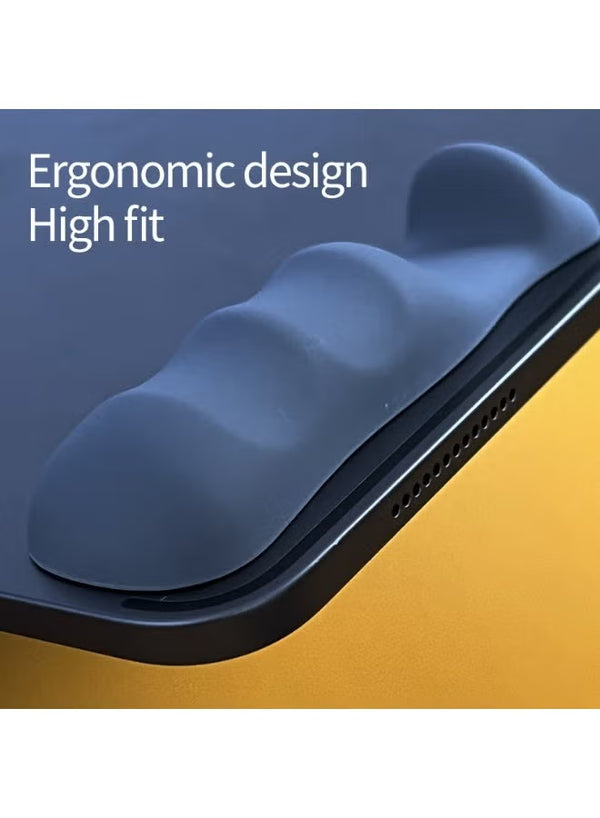 Plextone GP50 قبضة ألعاب الجهاز اللوحي، قبضة سيليكون متعددة الأصابع، قبضة ناعمة غير قابلة للانزلاق، دعم الجيروسكوب، لاصق قابل للغسل وقابل لإعادة الاستخدام، مصمم لاعبي الألعاب على الأجهزة اللوحية