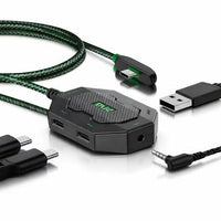 PIVA GS3 PRO Gaming Audio & Charging Adapter (Elbow Version)