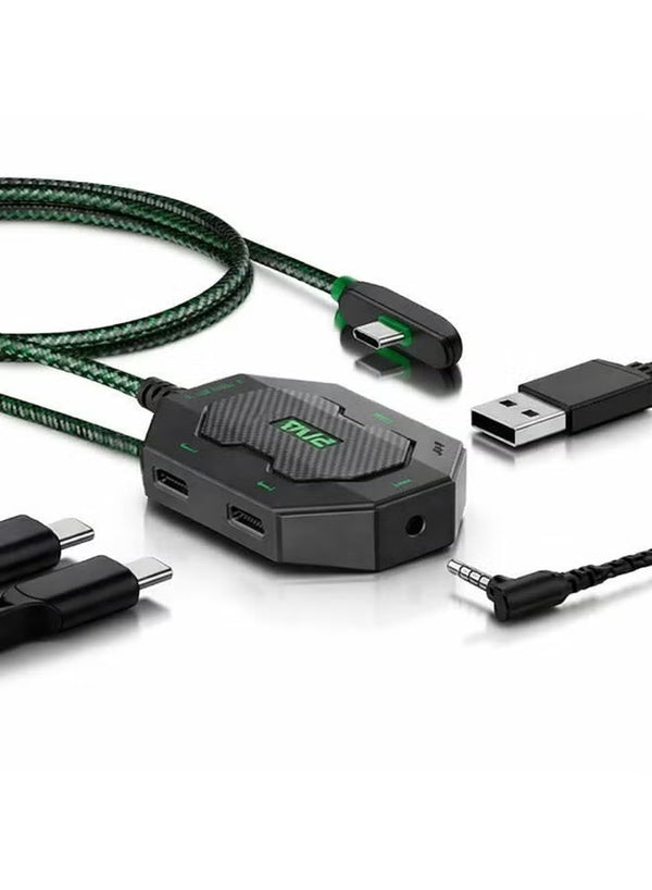 PIVA GS3 PRO Gaming Audio & Charging Adapter (Elbow Version)