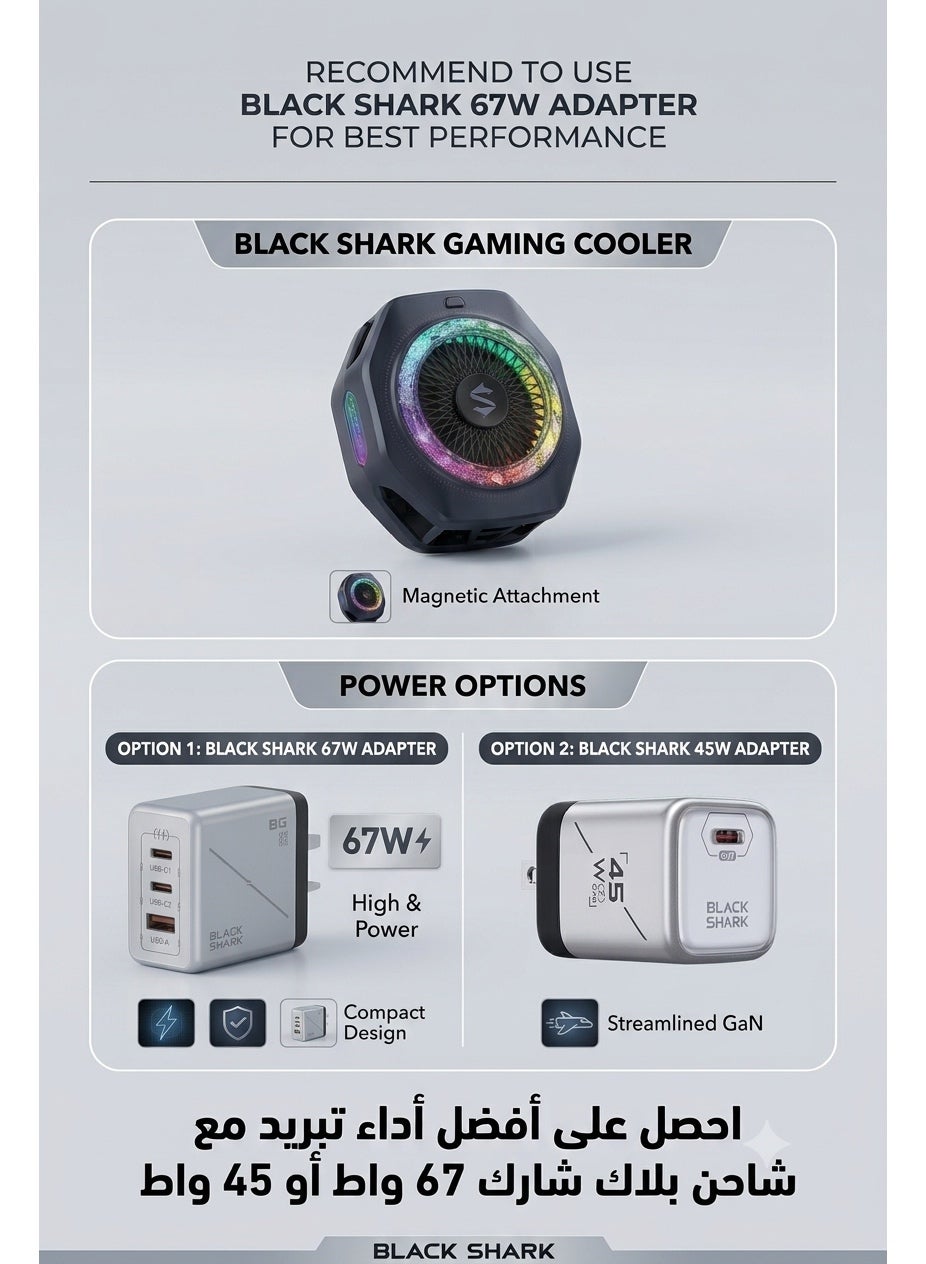 RedMagic 5 Pro Magnetic Phone Cooler Nubia  – Special Edition, 36W RGB Radiator 
