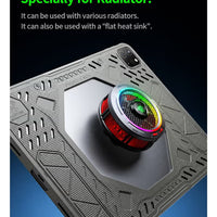 PLEXTONE GP60 3rd Gen Gaming Tablet Case for RedMagic Astra 3 Pro, Professional Silicone Protective Cover with Cooling Radiator Opening, 360° Shockproof Protection, Anti-Slip Surface, Durable Design for Gaming & Heavy Use