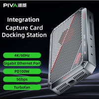 PIVA VD20 UHD 4K60Hz & 1080p 240Hz Video Capture Card & Gaming Dock with Built-i